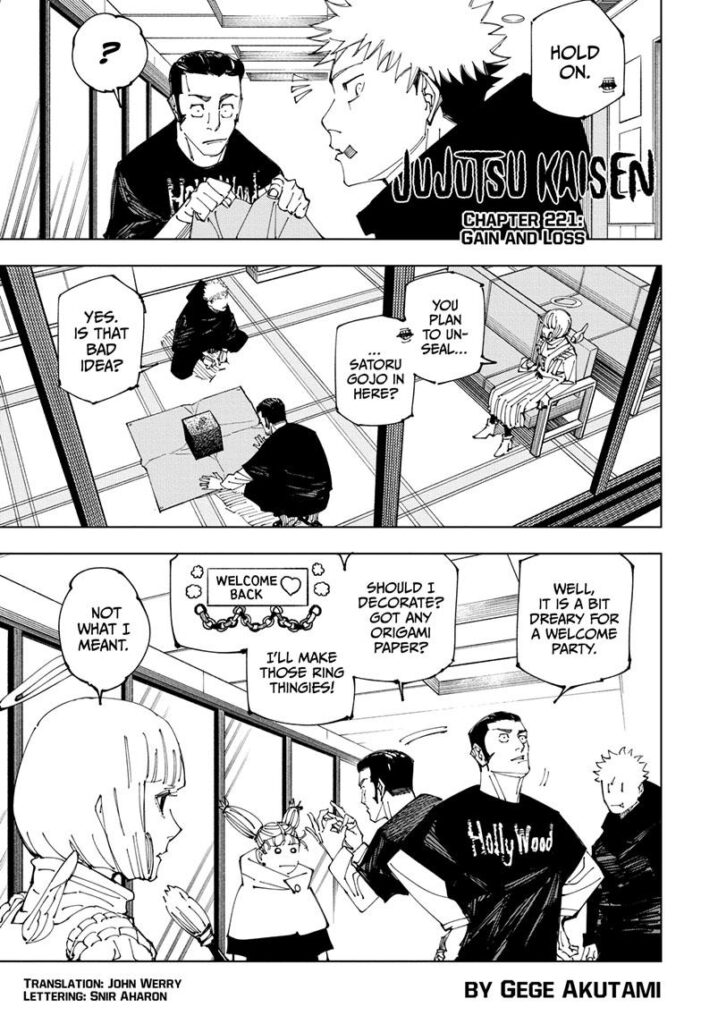 Jujutsu Kaisen Chapter 