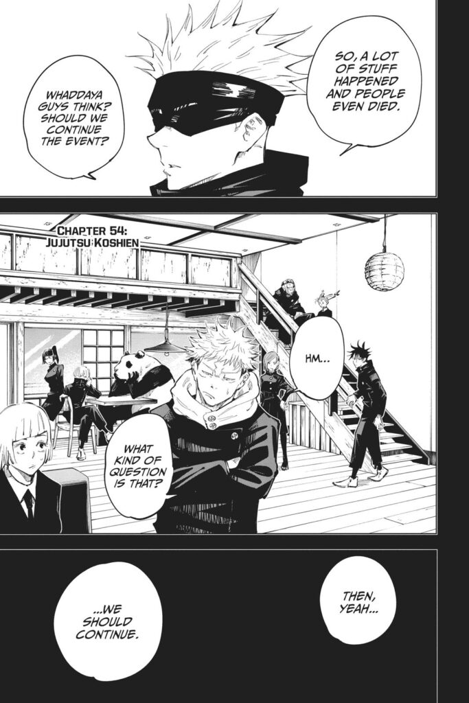 Jujutsu Kaisen, Chapter 54