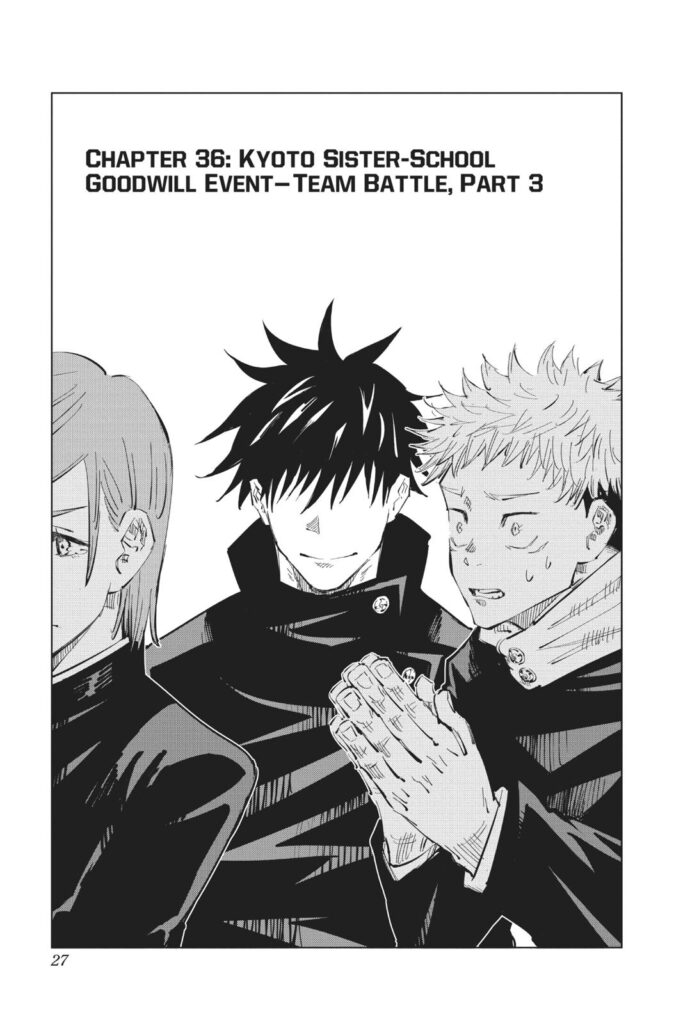 Jujutsu Kaisen (jjk), Chapter 36