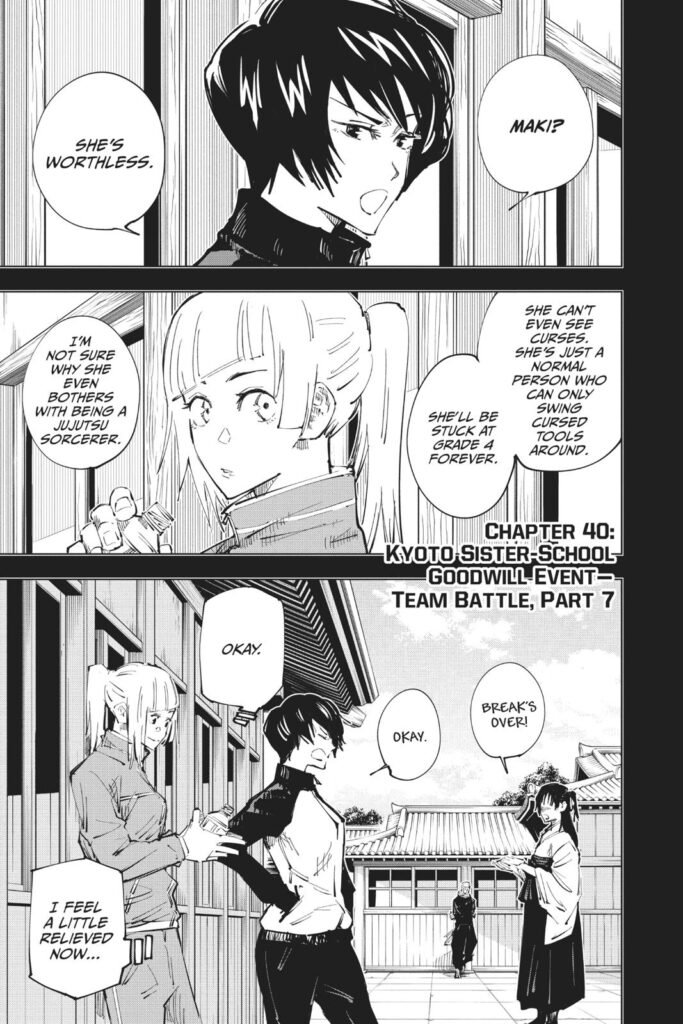 Jujutsu Kaisen (jjk), Chapter 40