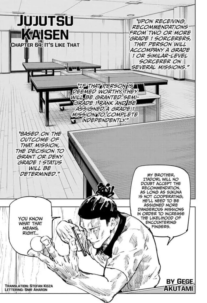 Jujutsu Kaisen Chapter 64
