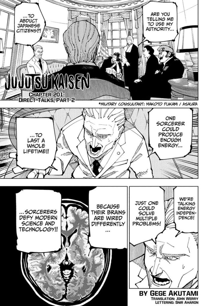 Jujutsu Kaisen Chapter 201
