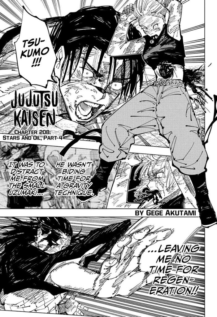 Jujutsu Kaisen Chapter 208
