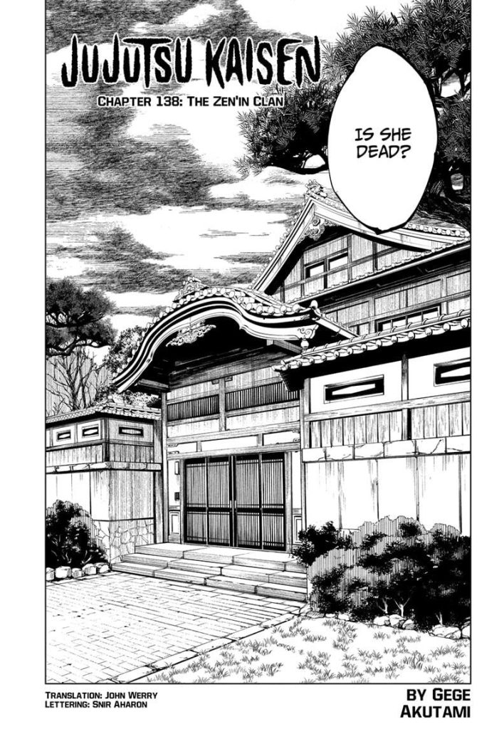 Jujutsu Kaisen Chapter 138
